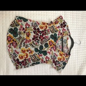 Floral print tshirt